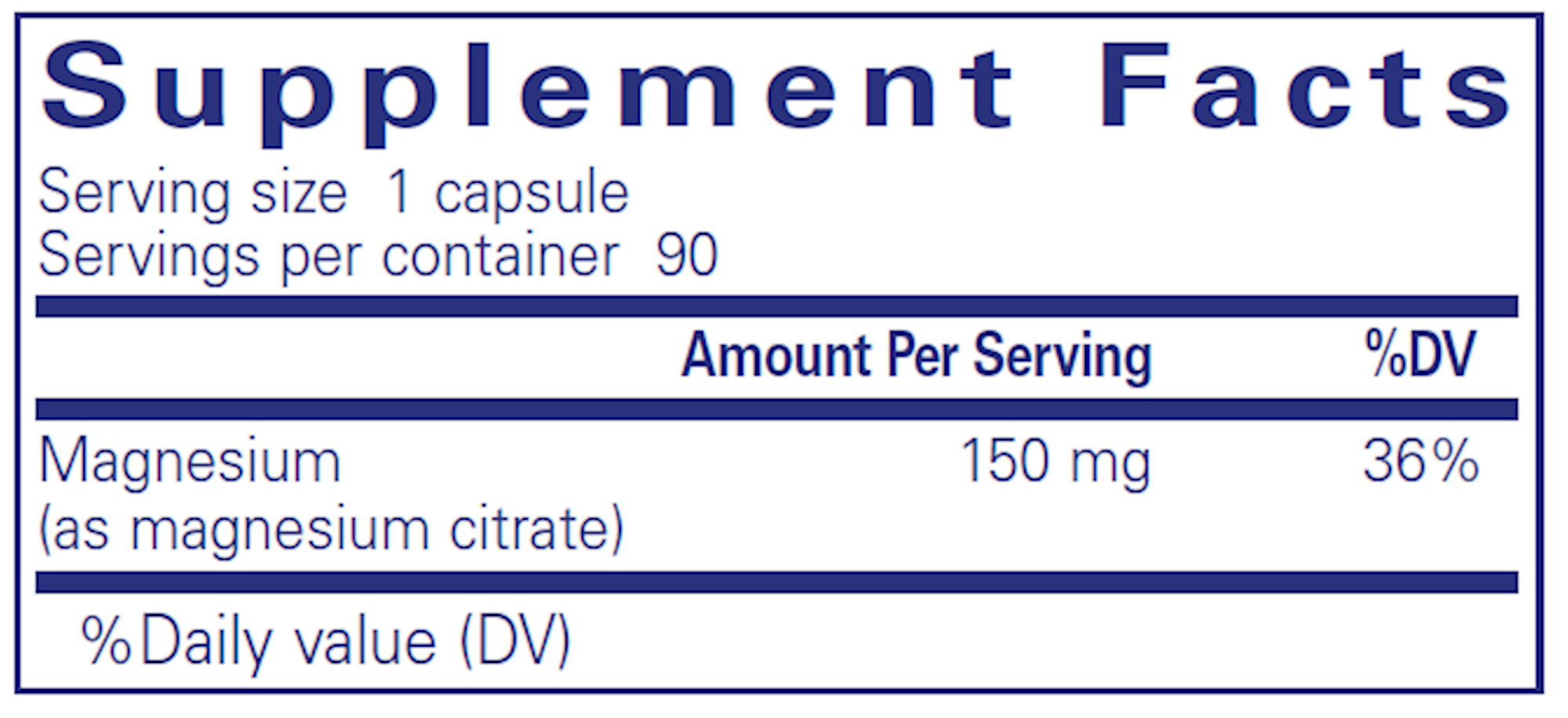 Pure Encapsulations Magnesium Citrate 90 capsules