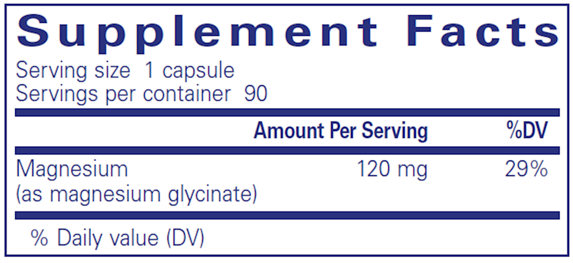 Pure Encapsulations Magnesium Glycinate 90 capsules