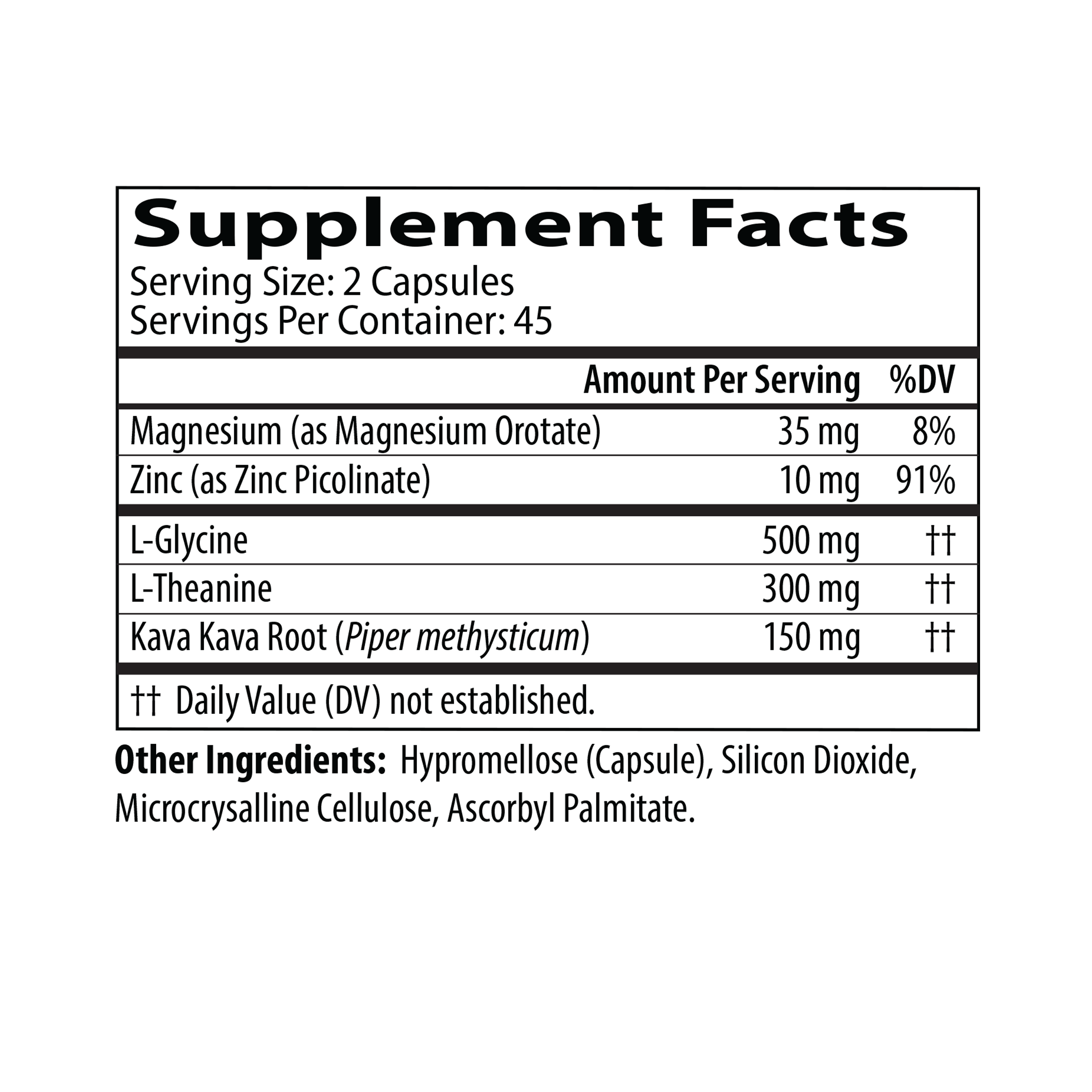 NBX Wellness Neuro Calm & Rebalance 90 capsules
