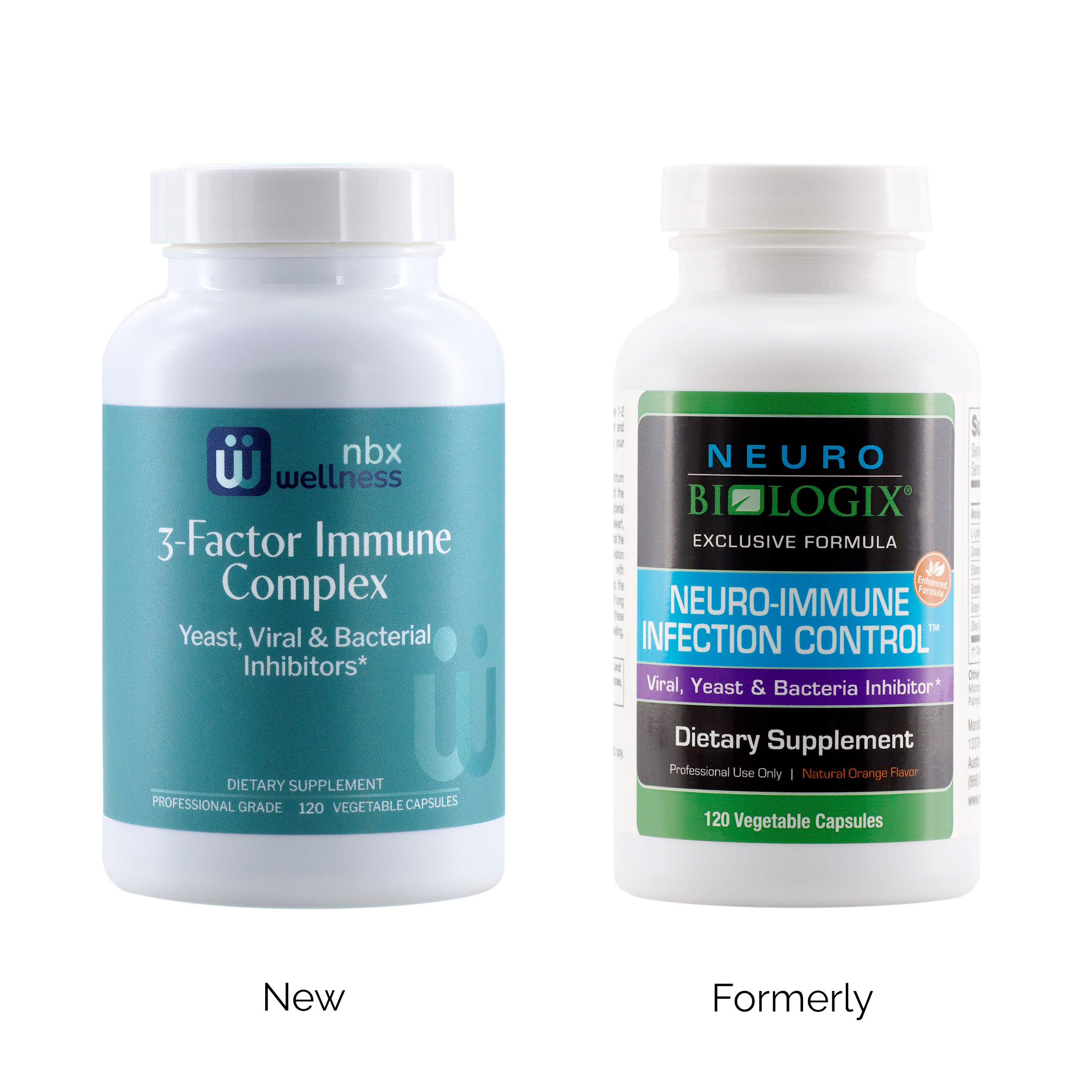 NBX Wellness 3-Factor Immune Complex 120 capsules