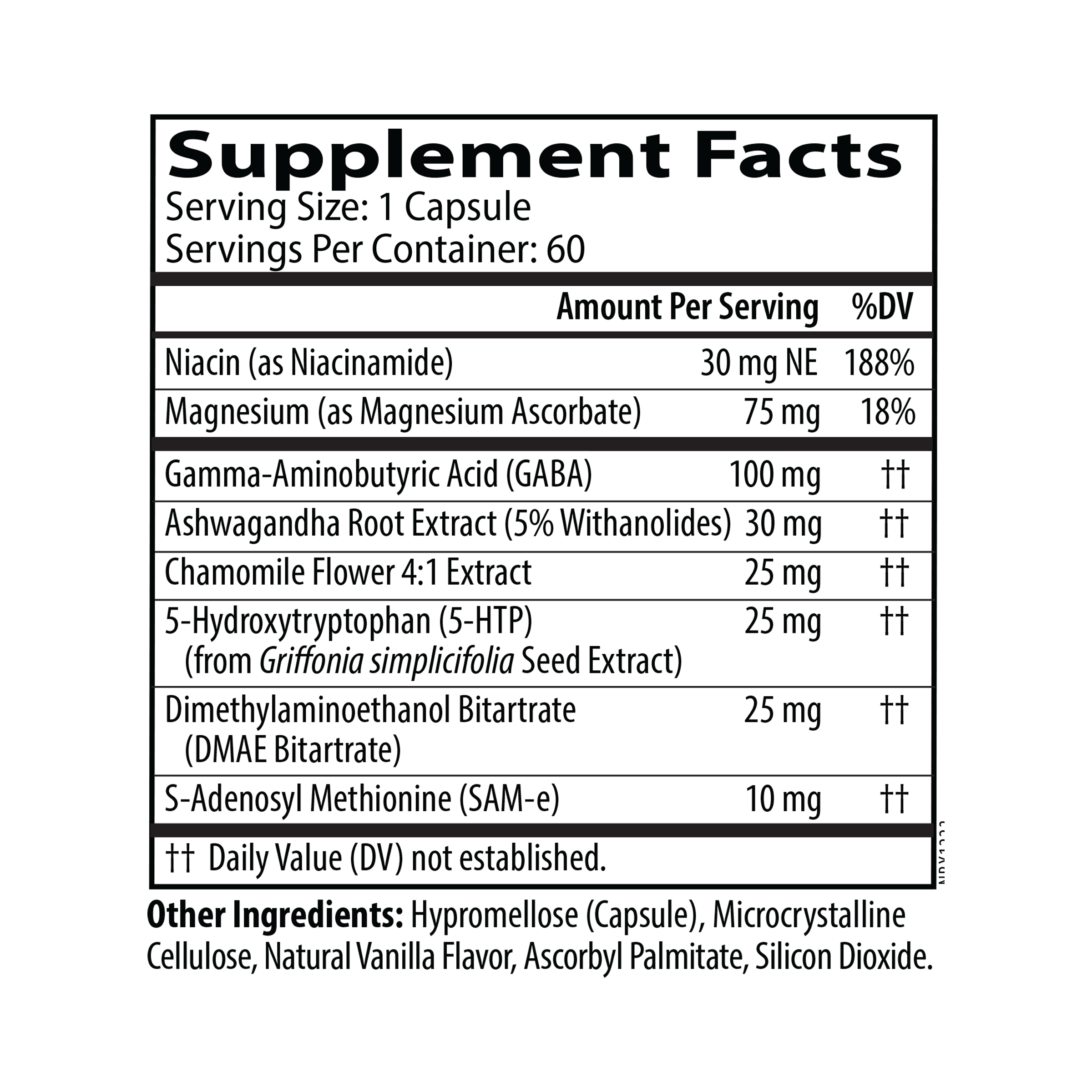 NBX Wellness Blissful Mood 60 capsules