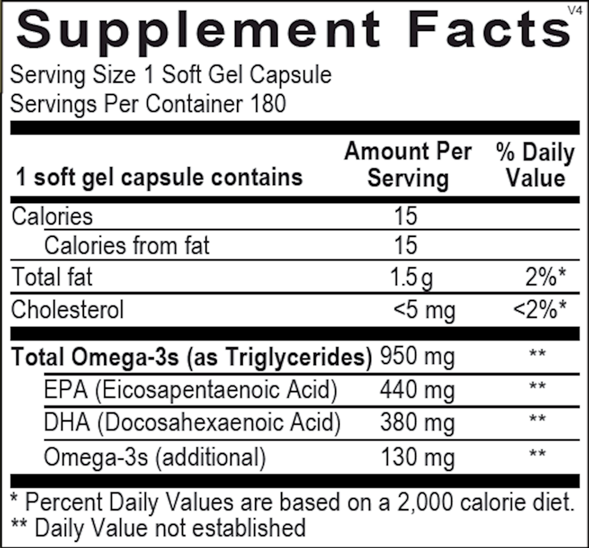 OrthoMolecular Orthomega 820 180 capsules