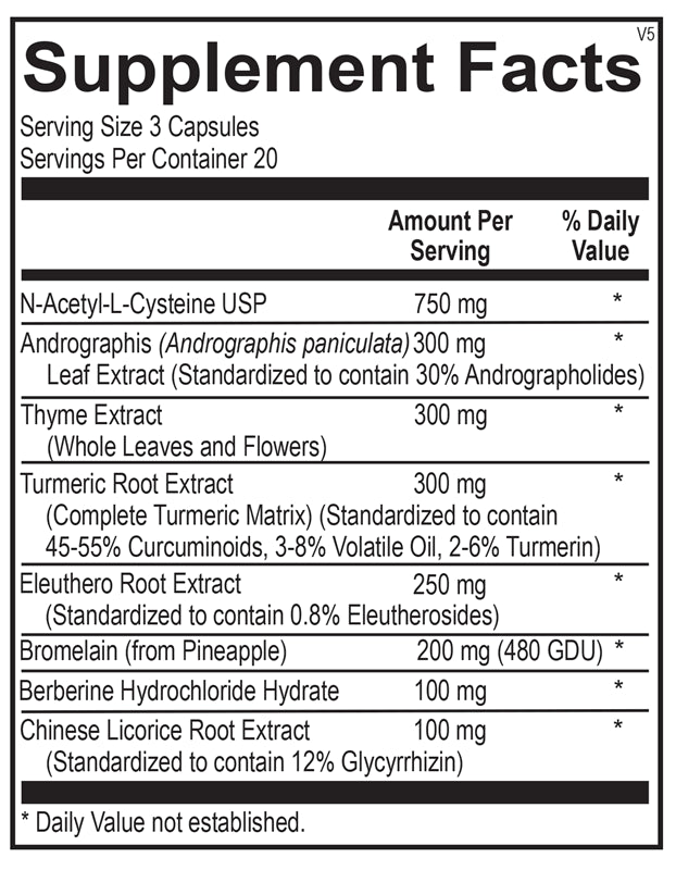 OrthoMolecular Sinatrol 60 capsules