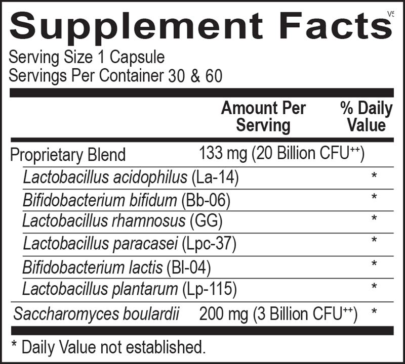 OrthoMolecular Ortho Biotic 60 capsules
