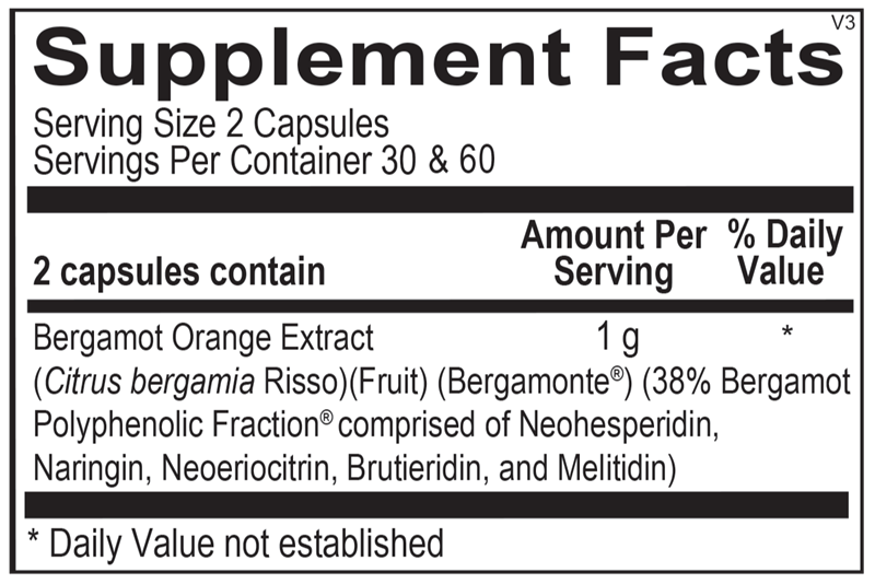 OrthoMolecular Bergamot BPF 60 capsules