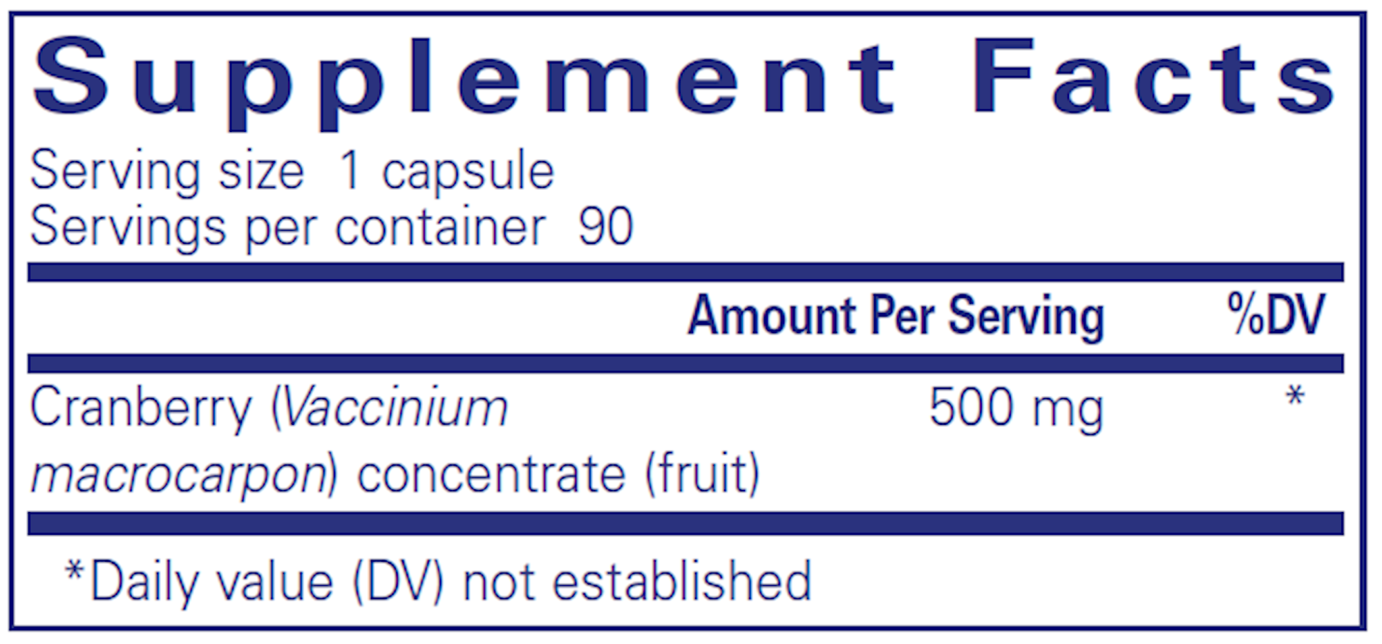 Pure Encapsulations Cranberry NS® 90 capsules