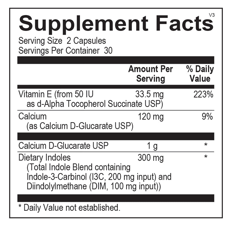 OrthoMolecular CDG EstroDIM 60 capsules