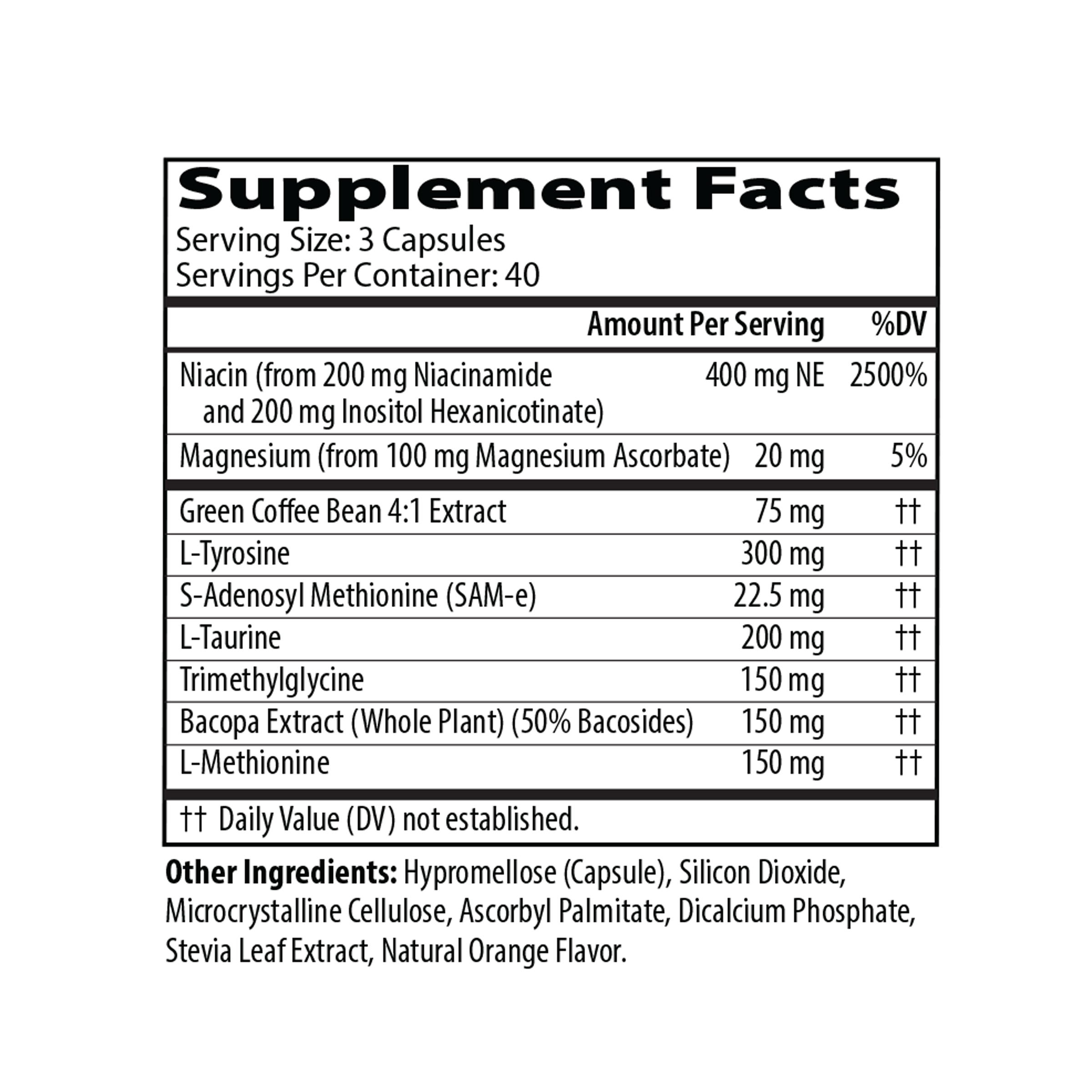 NBX Wellness Full Focus Evolved 120 capsules