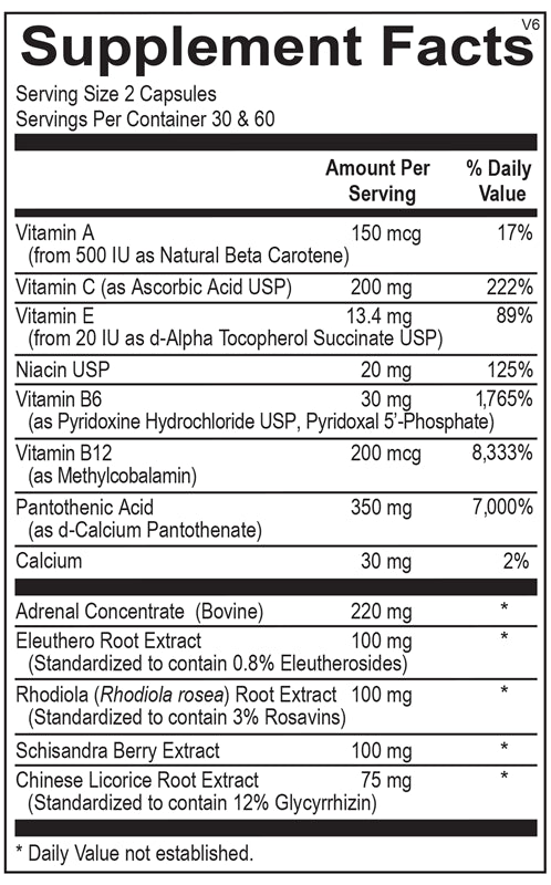 OrthoMolecular Adren-All 60 capsules