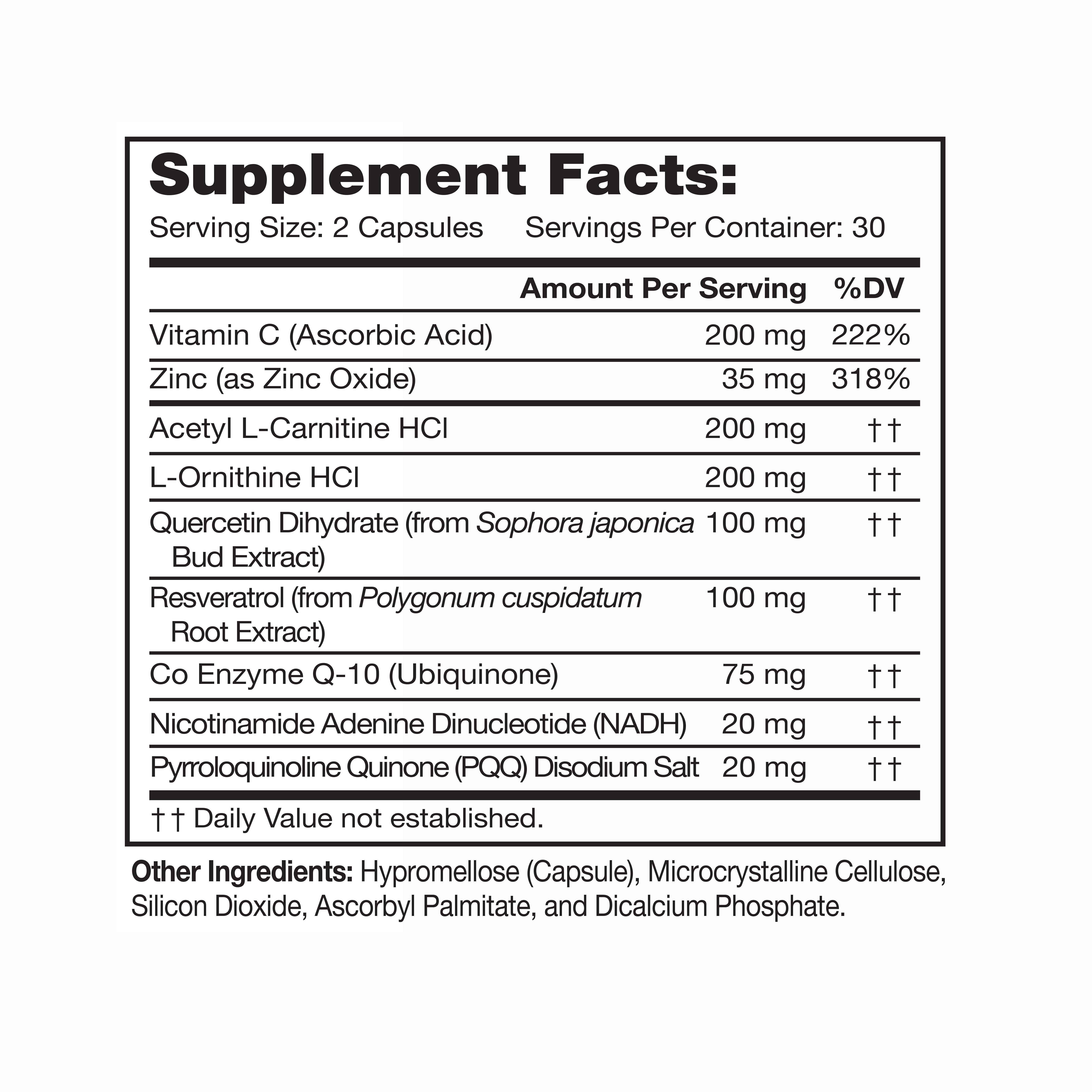 NBX Wellness Daily Cell Recharge 60 capsules