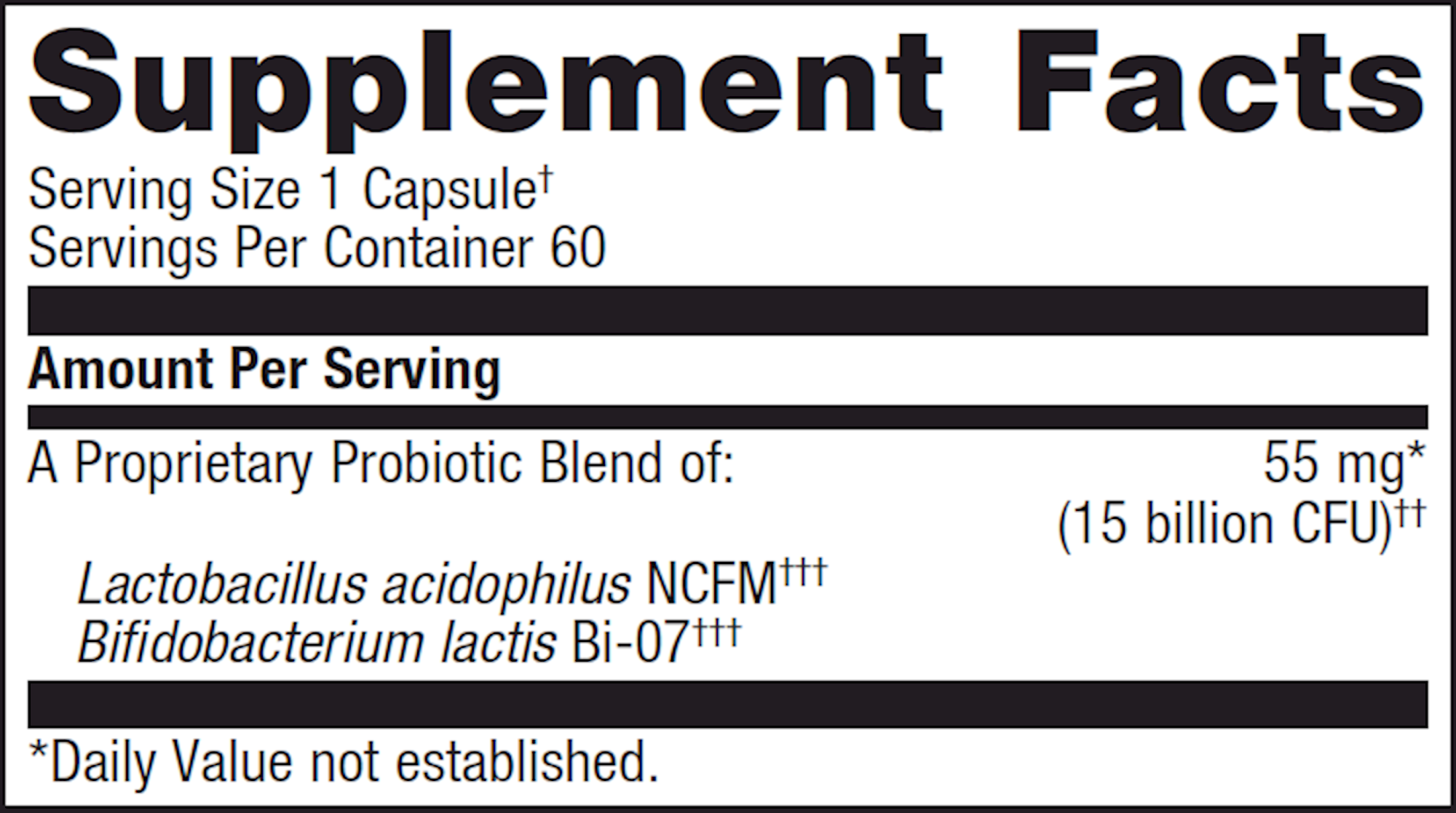 Metagenics UltraFlora Balance 60 capsules
