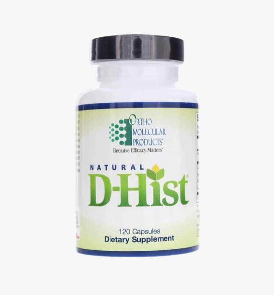 OrthoMolecular Natural D-Hist 120 capsules