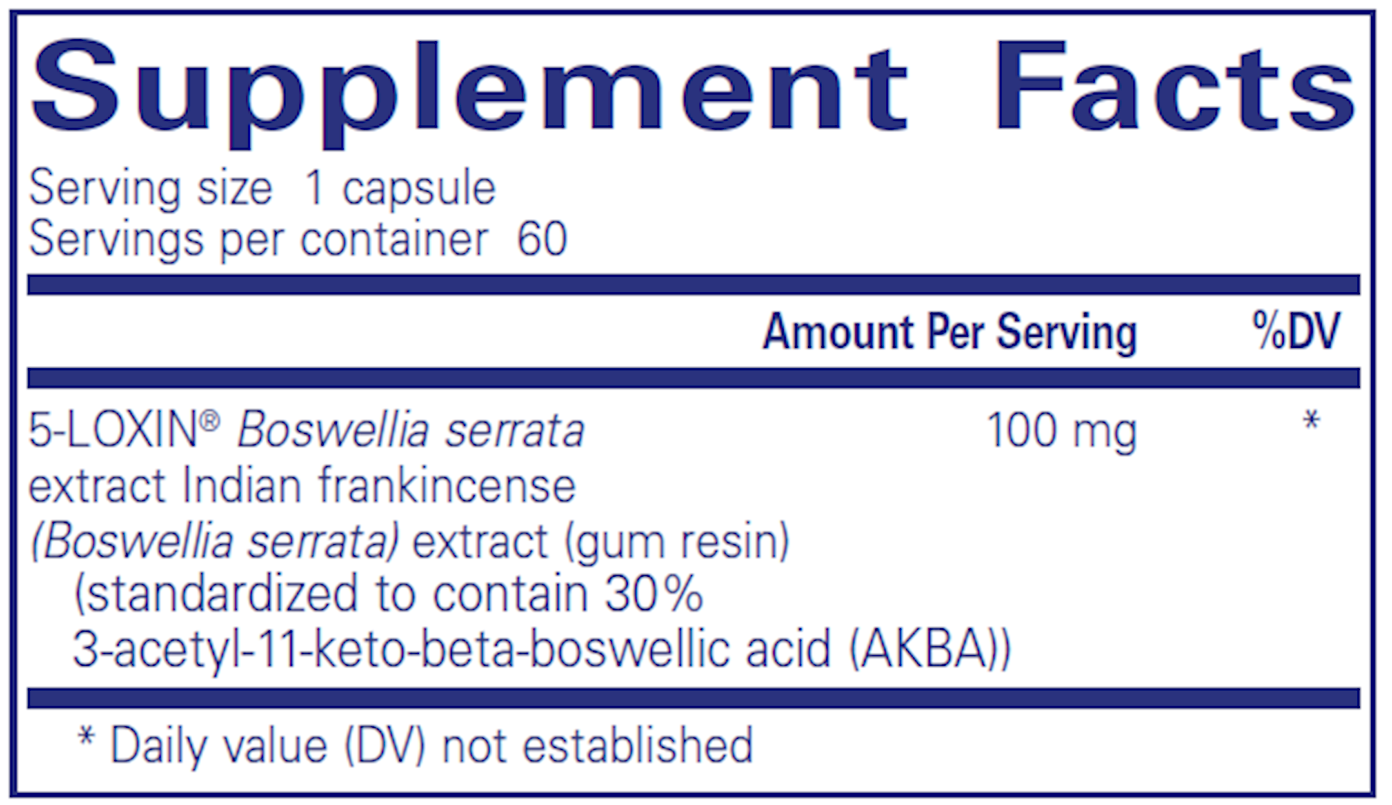 Pure Encapsulations Boswellia AKBA 120 capsules