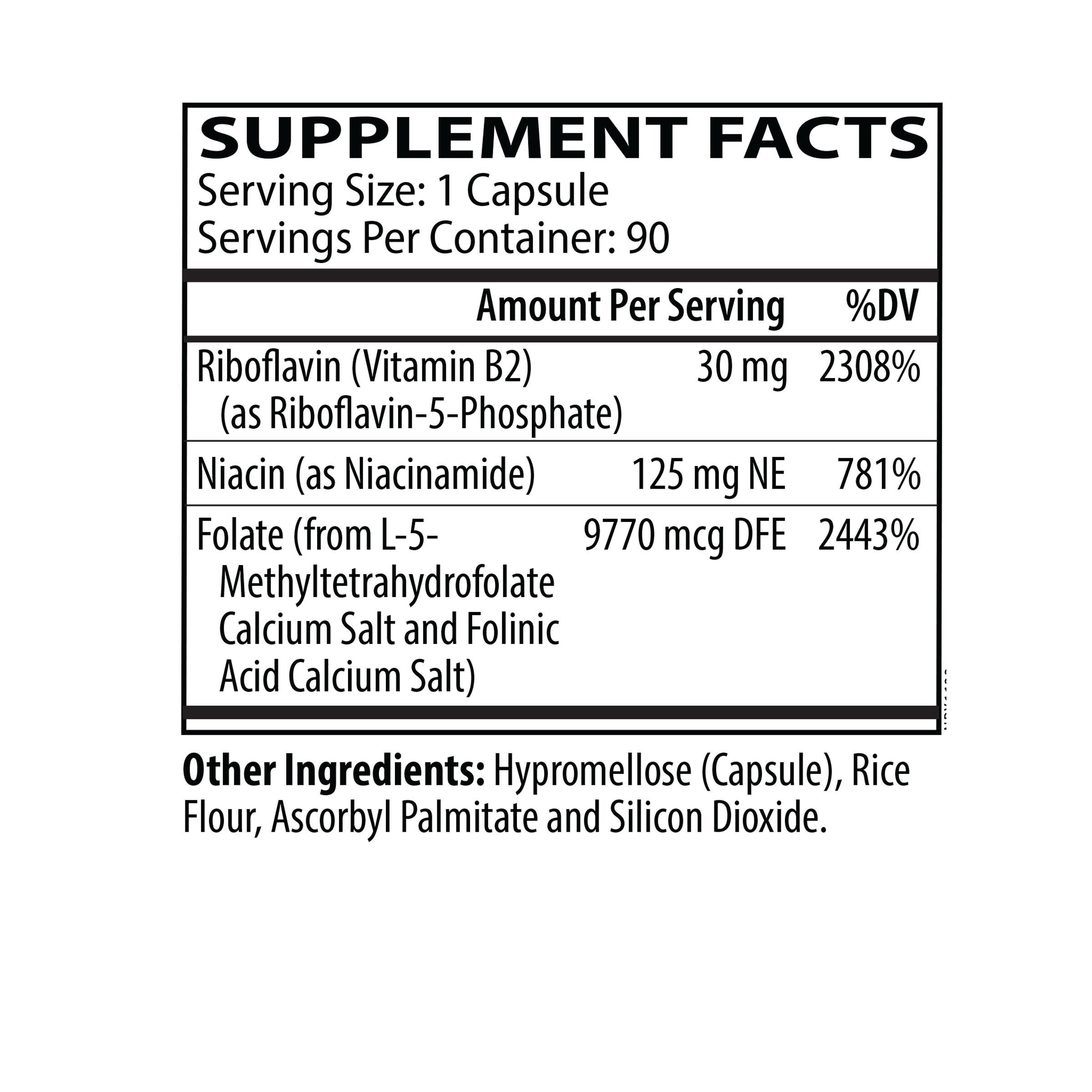 NBX Wellness Methyl Folate Pro 90 capsules