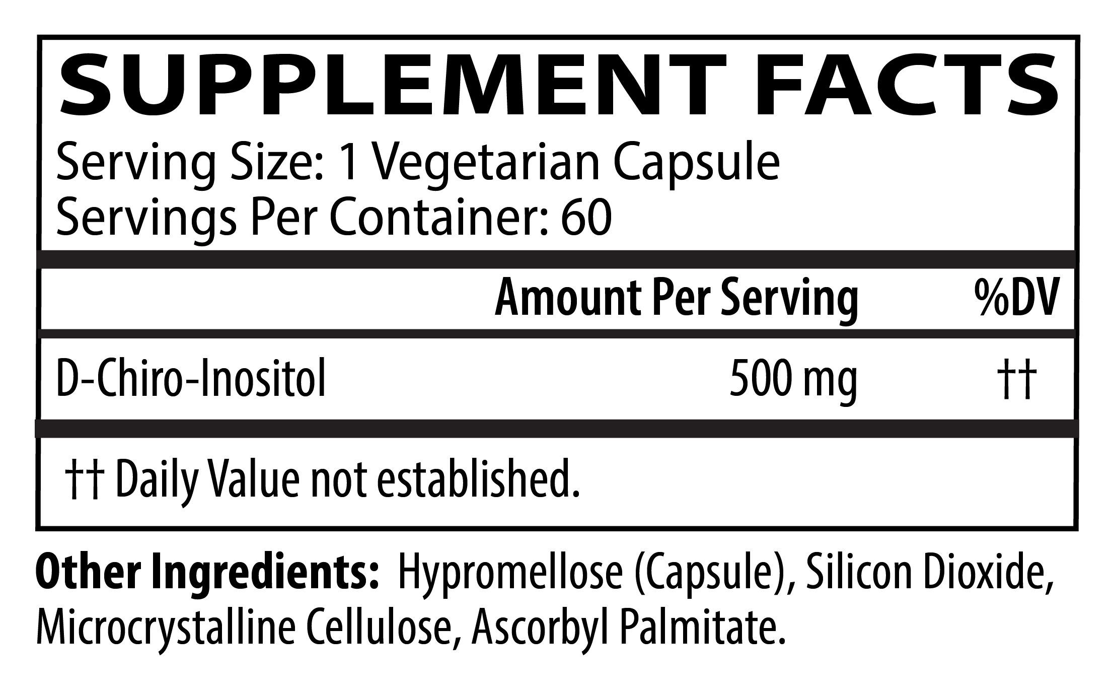 Neurobiologix DCI 500MG 60 capsules