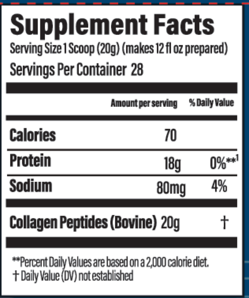 Collagen Peptides Unflavored 20 oz