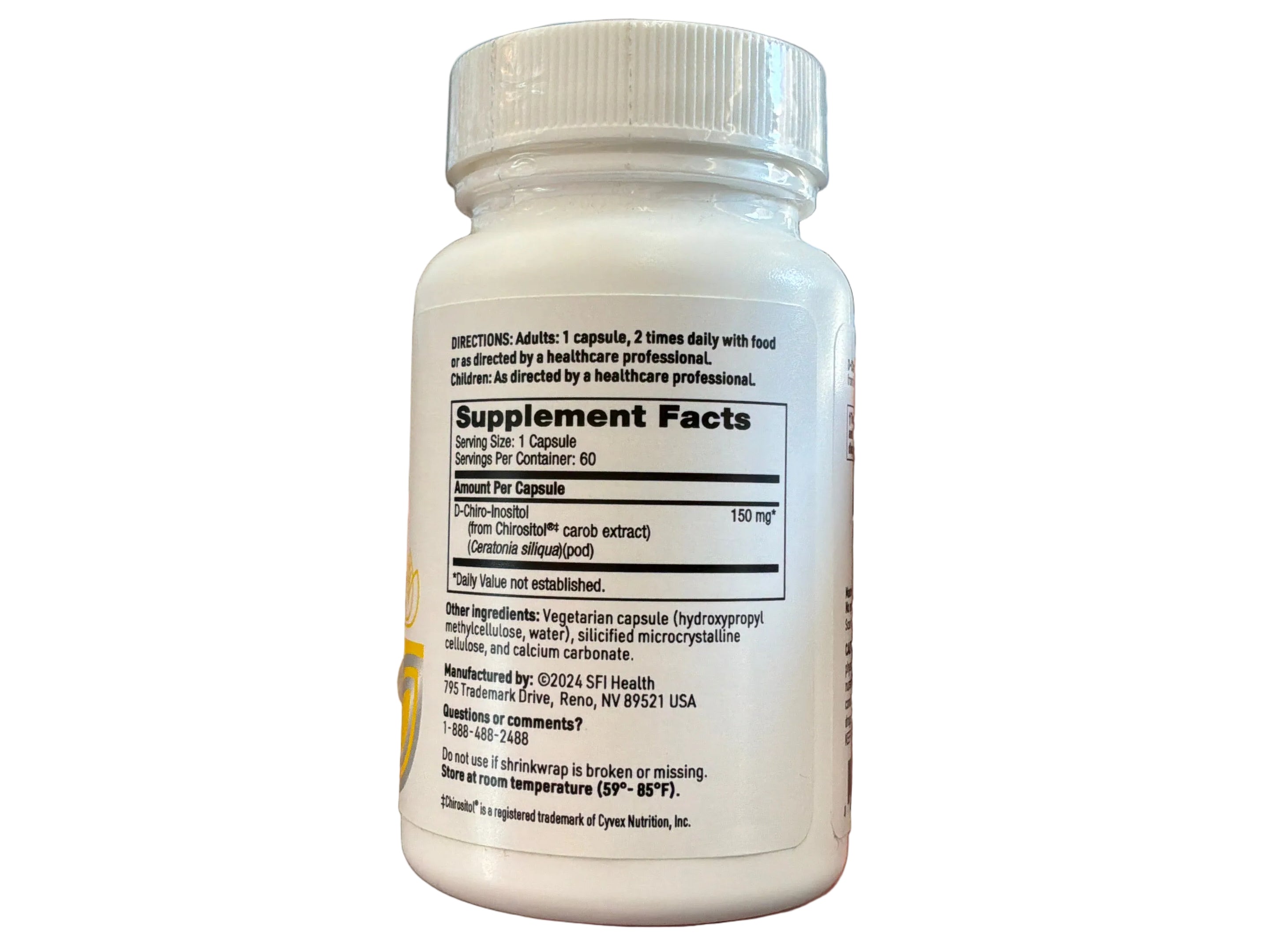 SFI Health D-Chiro Inositol 150mg 60 capsules