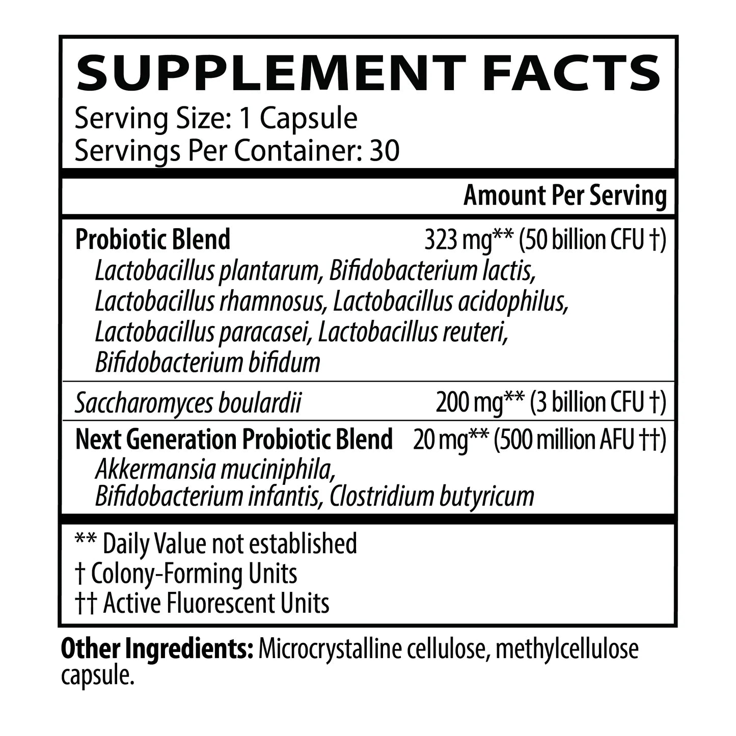 Biotic Supreme 50 30 capsules