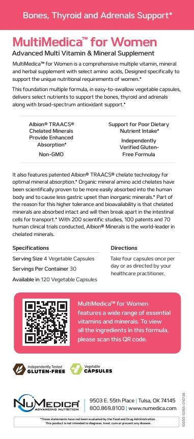 Numedica MultiMedica™ for Women 120 capsules