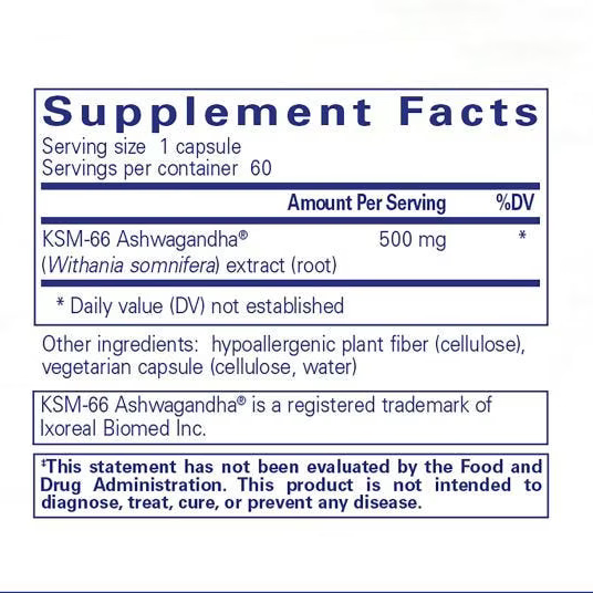 Ashwagandha 60 capsules