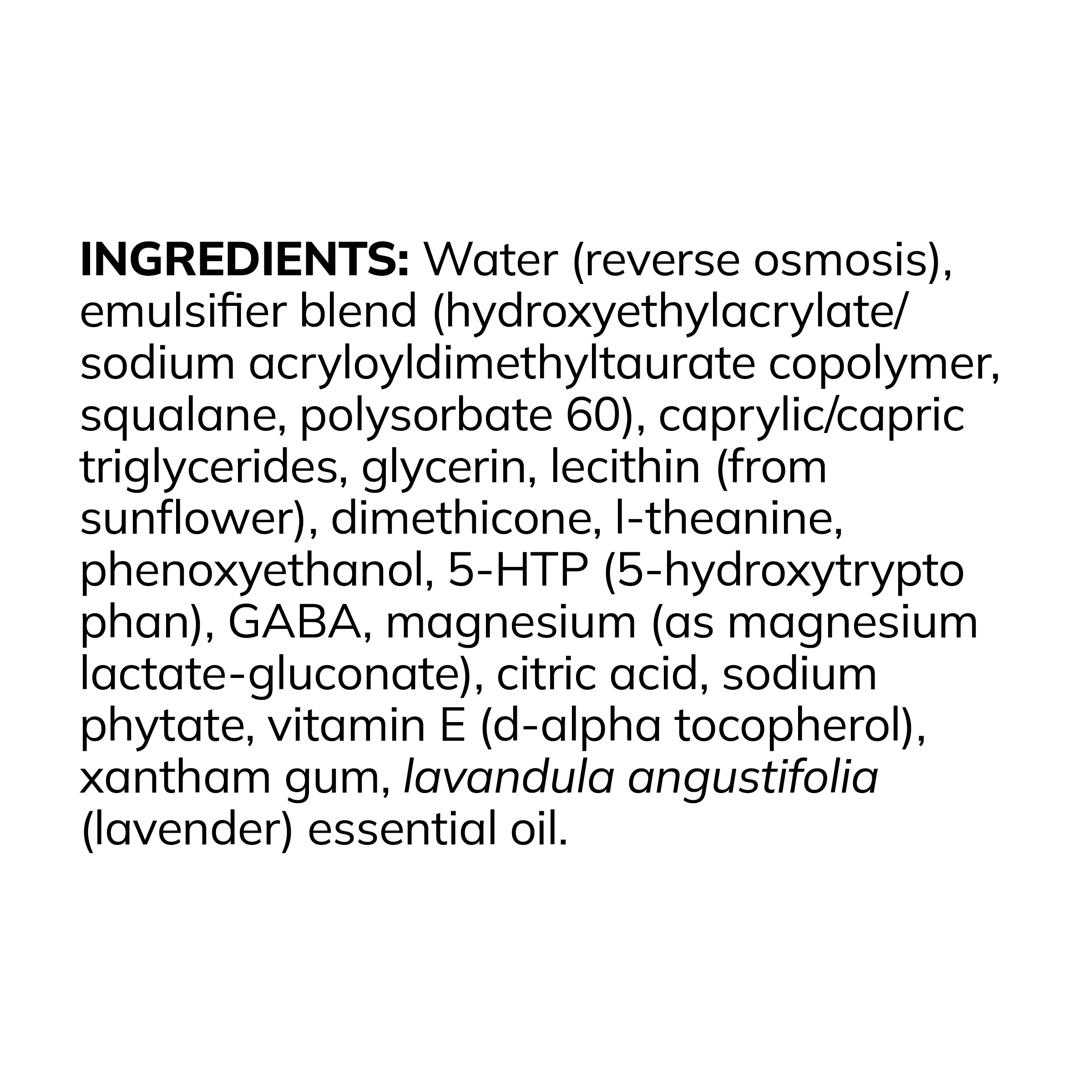 Neurobiologix Calming Cream 3 oz.