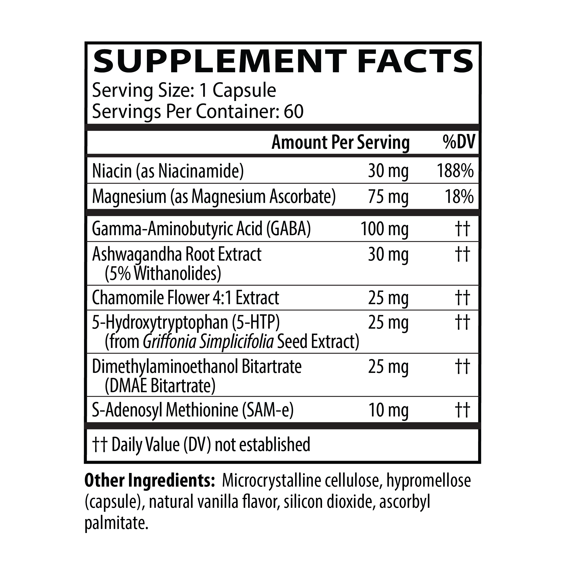 Neurobiologix Mood Plus 60 capsules