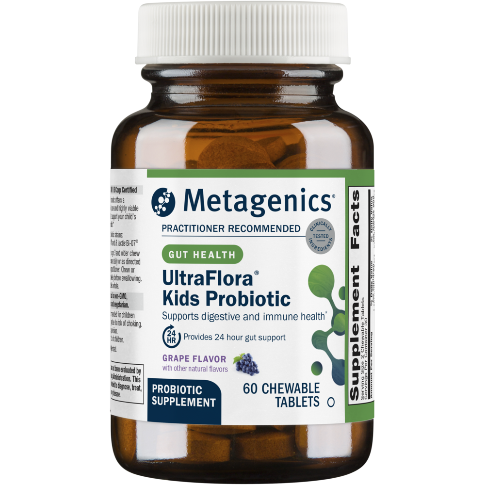 Metagenics UltraFlora Kids Probiotic 60 chewables
