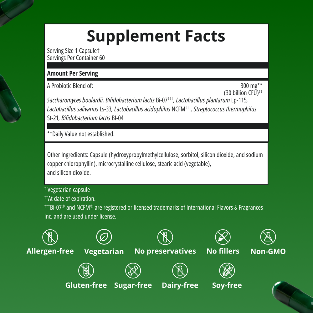 Metagenics UltraFlora Spectrum Probiotic 60 capsules